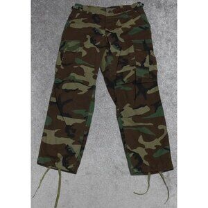Vintage Combat Cargo Pants Medium Regular 8415-01-084-1707 Button Fly Camouflage